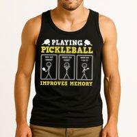 Playing Pickleball Improves Memory Dink Funny Pickleball Tank Top