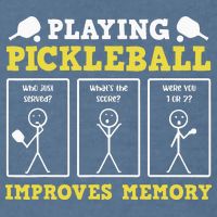 Playing Pickleball Improves Memory Dink Funny Pickleball Garment-Dyed Sweatshirt
