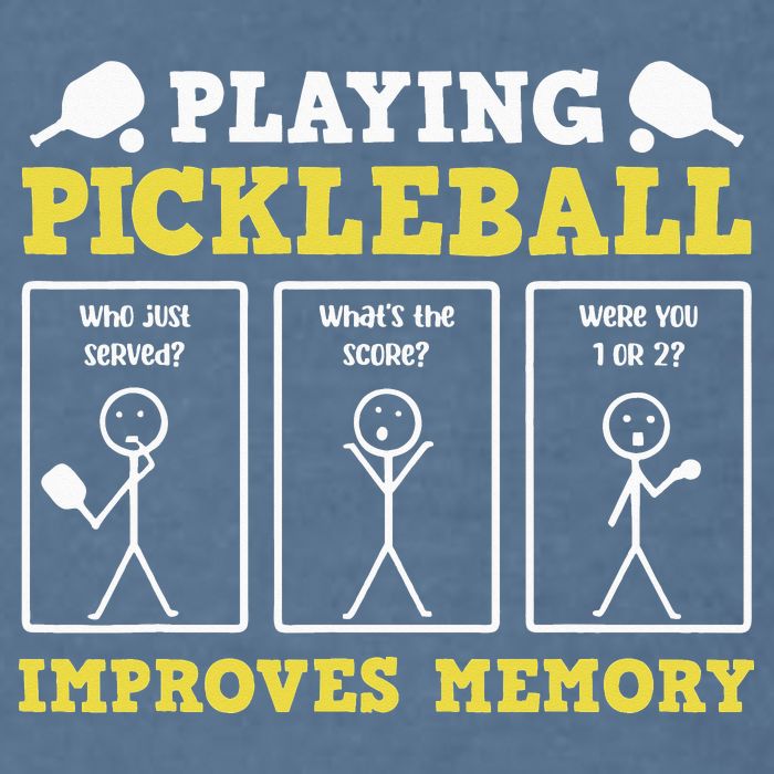 Playing Pickleball Improves Memory Dink Funny Pickleball Garment-Dyed Sweatshirt