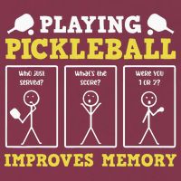 Playing Pickleball Improves Memory Dink Funny Pickleball 16oz Travel Tumbler