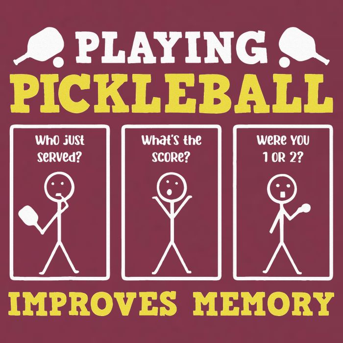 Playing Pickleball Improves Memory Dink Funny Pickleball 16oz Travel Tumbler