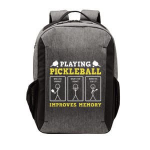 Playing Pickleball Improves Memory Dink Funny Pickleball Vector Backpack