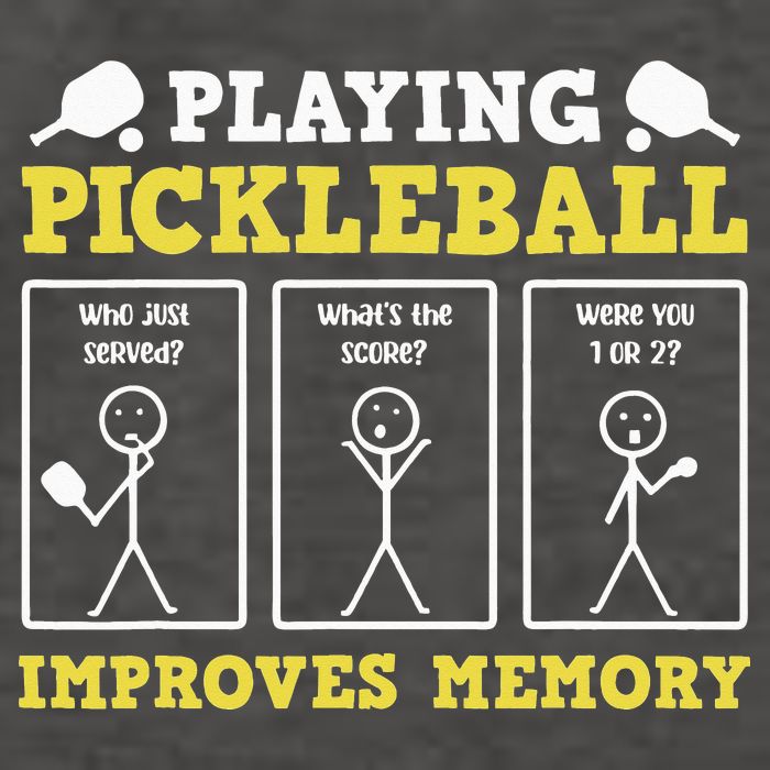 Playing Pickleball Improves Memory Dink Funny Pickleball Vector Backpack