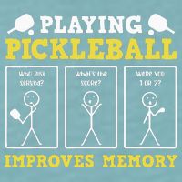 Playing Pickleball Improves Memory Dink Funny Pickleball Sueded Cloud Jersey T-Shirt