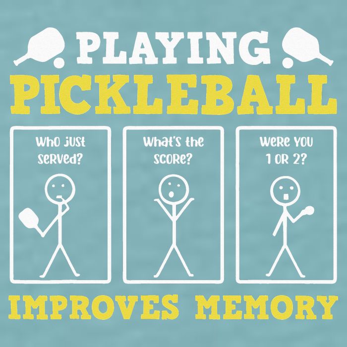 Playing Pickleball Improves Memory Dink Funny Pickleball Sueded Cloud Jersey T-Shirt