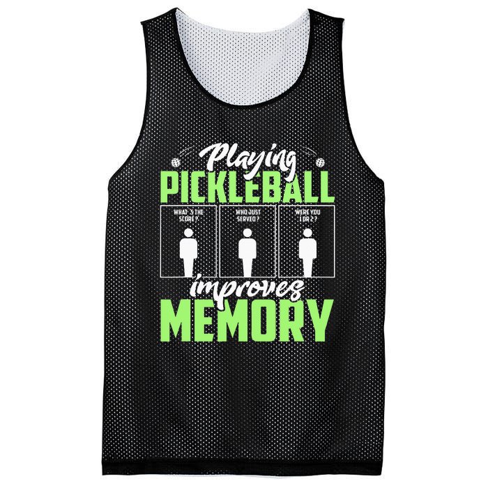 Playing Pickleball Improves Memory Dink Player Mesh Reversible Basketball Jersey Tank