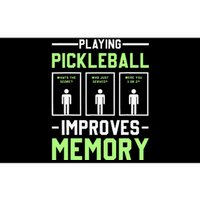 Playing Pickleball Improves Memory Dink Player Bumper Sticker