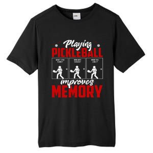 Playing Pickleball Improves Memory Pickleball Retirement Tall Fusion ChromaSoft Performance T-Shirt