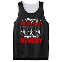 Playing Pickleball Improves Memory Pickleball Retirement Mesh Reversible Basketball Jersey Tank