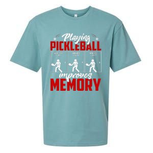 Playing Pickleball Improves Memory Pickleball Retirement Sueded Cloud Jersey T-Shirt