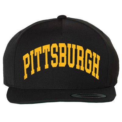 Pittsburgh Wool Snapback Cap