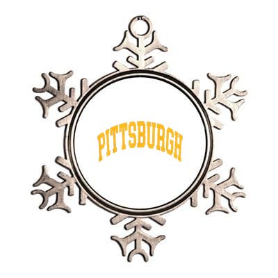 Pittsburgh Metallic Star Ornament