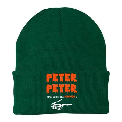 Peter Peter IM With The Pumpkin Knit Cap Winter Beanie