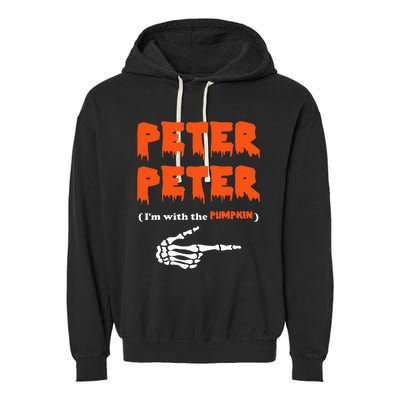 Peter Peter IM With The Pumpkin Garment-Dyed Fleece Hoodie