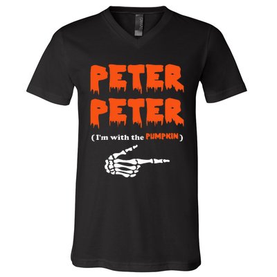 Peter Peter IM With The Pumpkin V-Neck T-Shirt