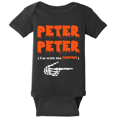 Peter Peter IM With The Pumpkin Baby Bodysuit