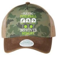 Playing Pickleball Improves Memory Pickleball Funny Legacy Tie Dye Trucker Hat