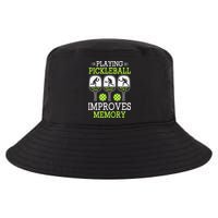 Playing Pickleball Improves Memory Pickleball Funny Cool Comfort Performance Bucket Hat