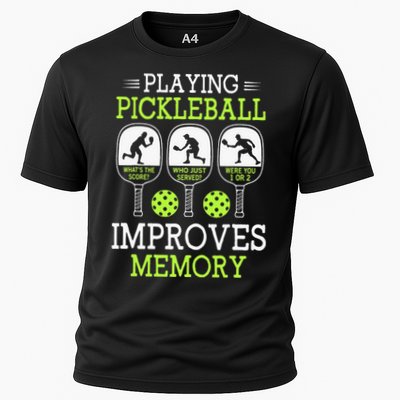 Playing Pickleball Improves Memory Pickleball Funny Performance Shirt