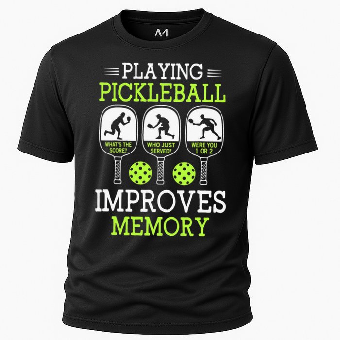 Playing Pickleball Improves Memory Pickleball Funny Performance Shirt