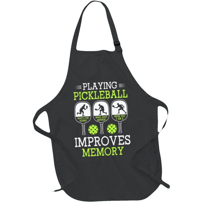 Playing Pickleball Improves Memory Pickleball Funny Apron
