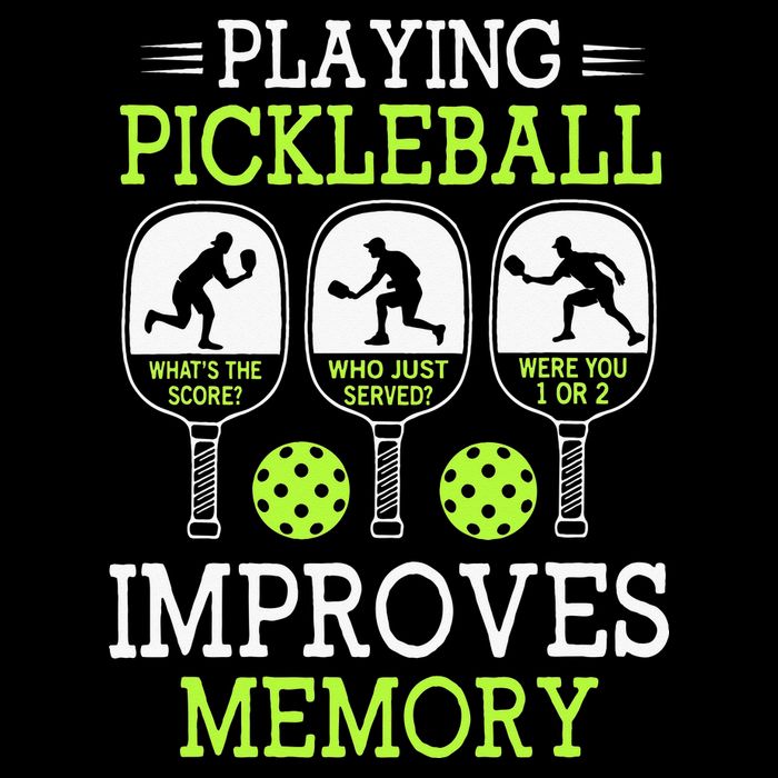 Playing Pickleball Improves Memory Pickleball Funny Apron