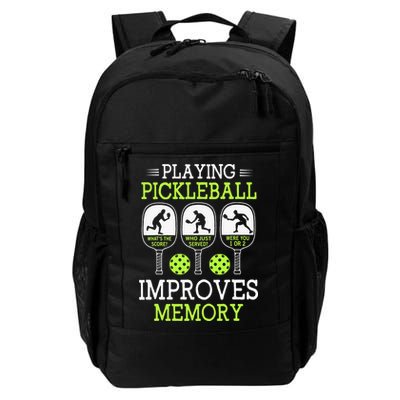 Playing Pickleball Improves Memory Pickleball Funny Backpack