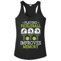 Playing Pickleball Improves Memory Pickleball Funny Ladies PosiCharge Competitor Racerback Tank