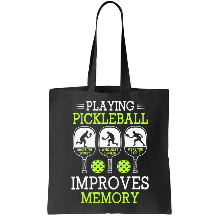 Playing Pickleball Improves Memory Pickleball Funny Bag