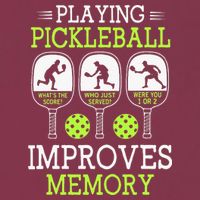 Playing Pickleball Improves Memory Pickleball Funny 16oz Travel Tumbler