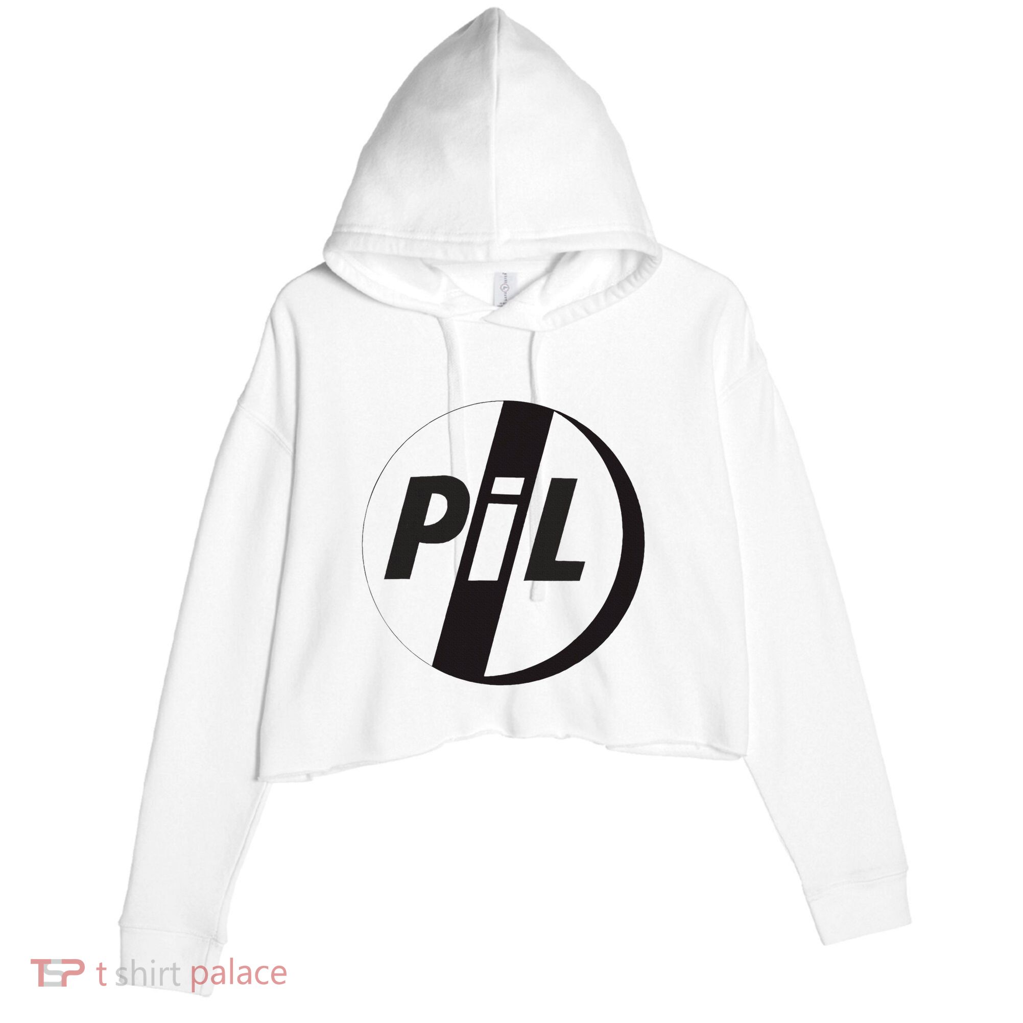 Pil Public Image Ltd Crop Fleece Hoodie