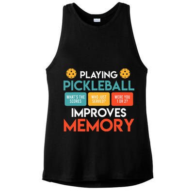 Playing Pickleball Improves Memory Pickleball Ladies PosiCharge Tri-Blend Wicking Tank