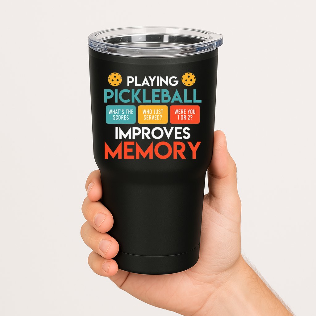 Playing Pickleball Improves Memory Pickleball Tumbler