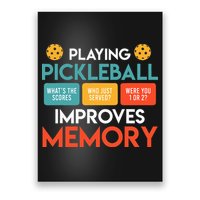 Playing Pickleball Improves Memory Pickleball Poster