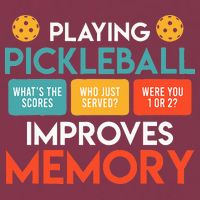 Playing Pickleball Improves Memory Pickleball 16oz Travel Tumbler