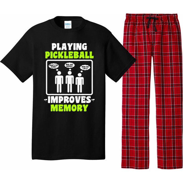 Playing Pickleball Improves Memory Pickleball Dinking Pajama Set