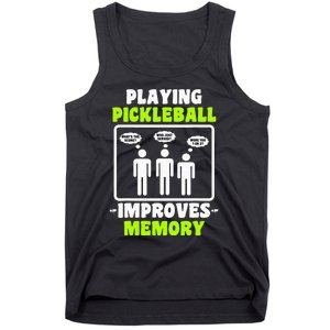 Playing Pickleball Improves Memory Pickleball Dinking Tank Top