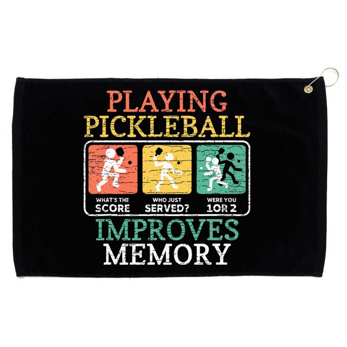 Playing Pickleball Improves Memory Pickleball Grommeted Golf Towel