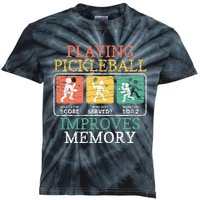 Playing Pickleball Improves Memory Pickleball Kids Tie-Dye T-Shirt