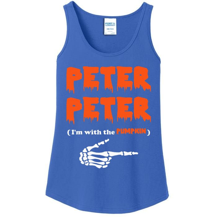 Peter Peter IM With The Pumpkin Halloween Costume Ladies Essential Tank