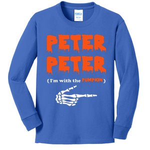 Peter Peter IM With The Pumpkin Halloween Costume Kids Long Sleeve Shirt