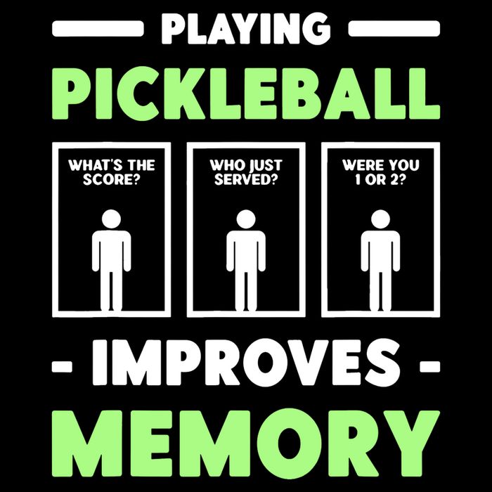 Playing Pickleball Improves Memory Dink Player Mousepad