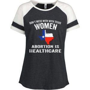 ProChoice ProAbortion is Healthcare Texas 's Rights Enza Ladies Jersey Colorblock Tee