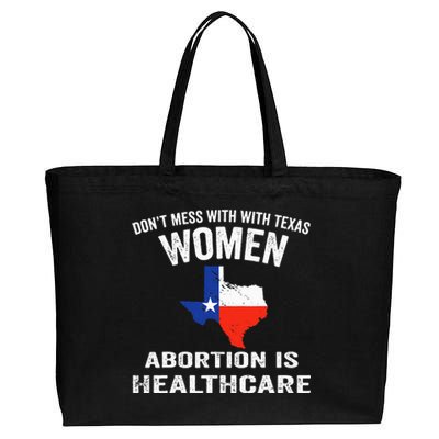 ProChoice ProAbortion is Healthcare Texas 's Rights Cotton Canvas Jumbo Tote