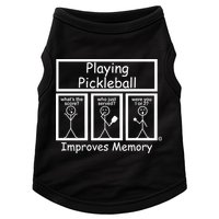 Playing Pickleball Improves Memory Funny Pickleball Doggie Tank