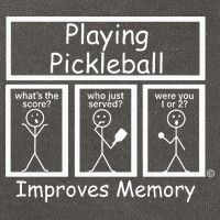 Playing Pickleball Improves Memory Funny Pickleball Cotton Canvas Backpack