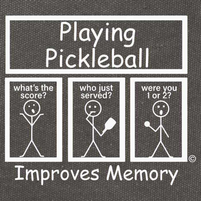 Playing Pickleball Improves Memory Funny Pickleball Cotton Canvas Backpack