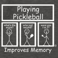 Playing Pickleball Improves Memory Funny Pickleball Vector Backpack