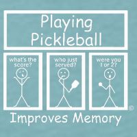 Playing Pickleball Improves Memory Funny Pickleball Sueded Cloud Jersey T-Shirt