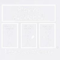 Playing Pickleball Improves Memory Funny Pickleball Garment-Dyed Sweatshirt